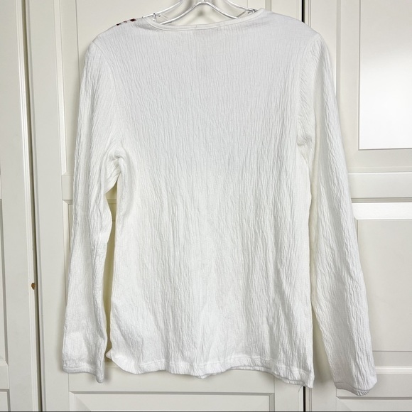 NWOT LC Waikiki | Boho Style Long Sleeve Tie Collar  Blouse Size Large - Picture 6 of 9